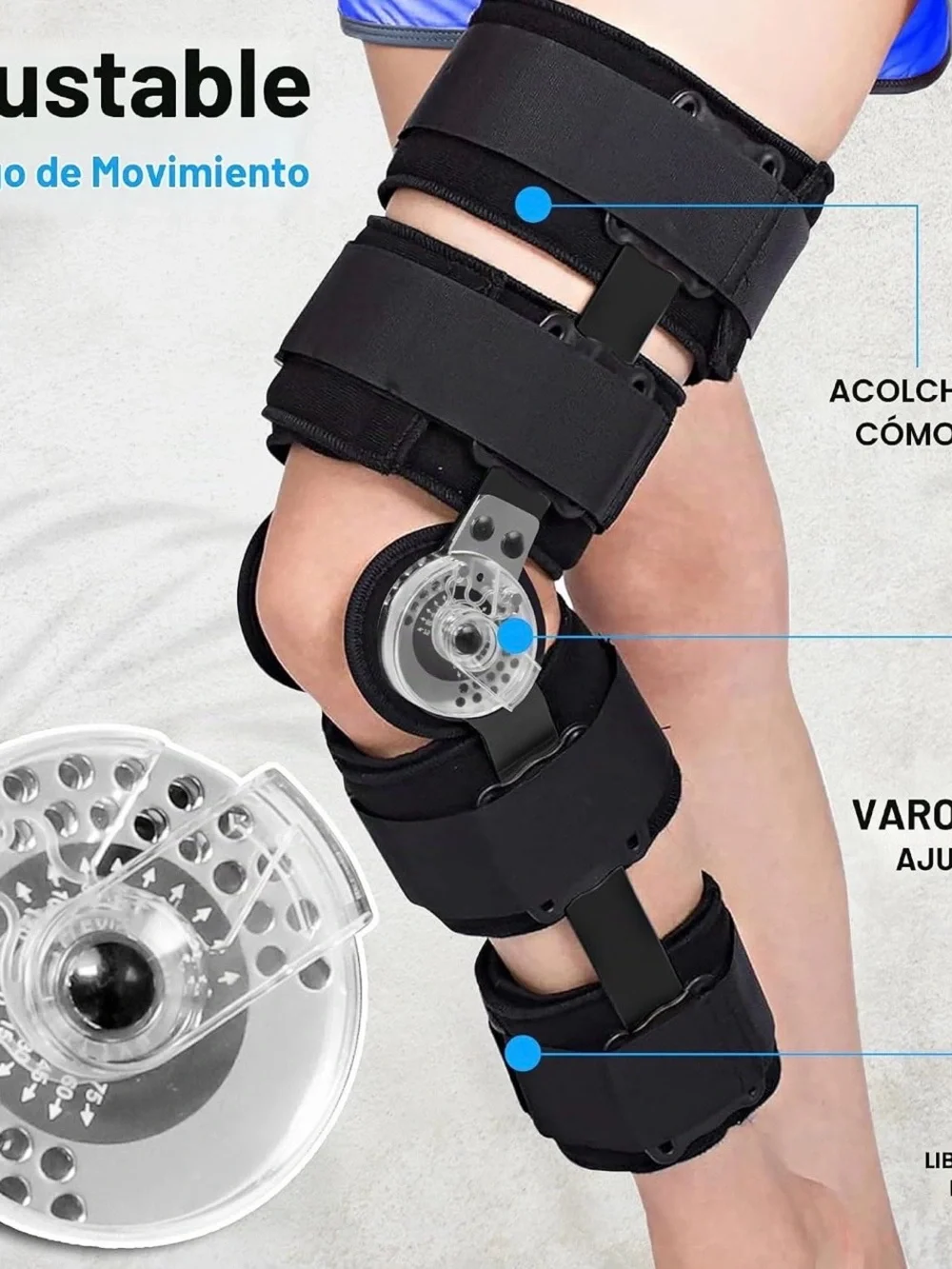 ROM knee brace